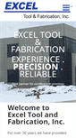 Mobile Screenshot of exceltoolfab.com